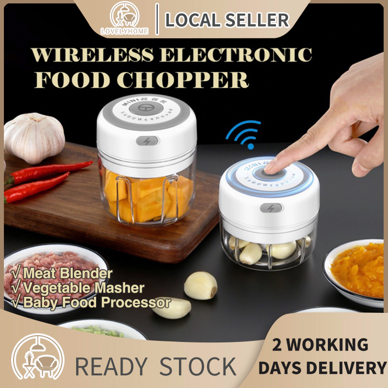 USB Wireless Electronic Food Chopper, Meat Blender, Baby Food Processor ...