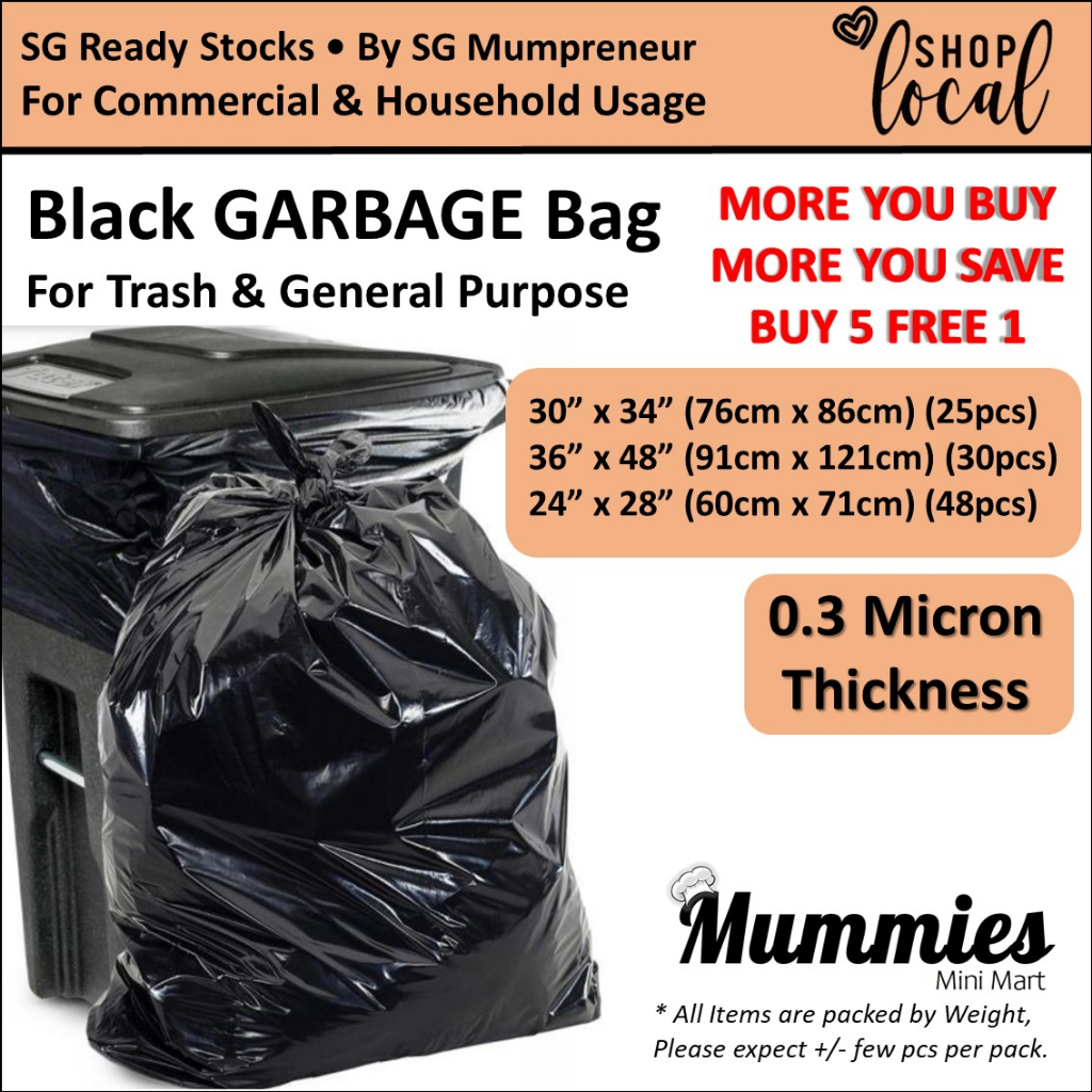 Black garbage bags discount recyclable