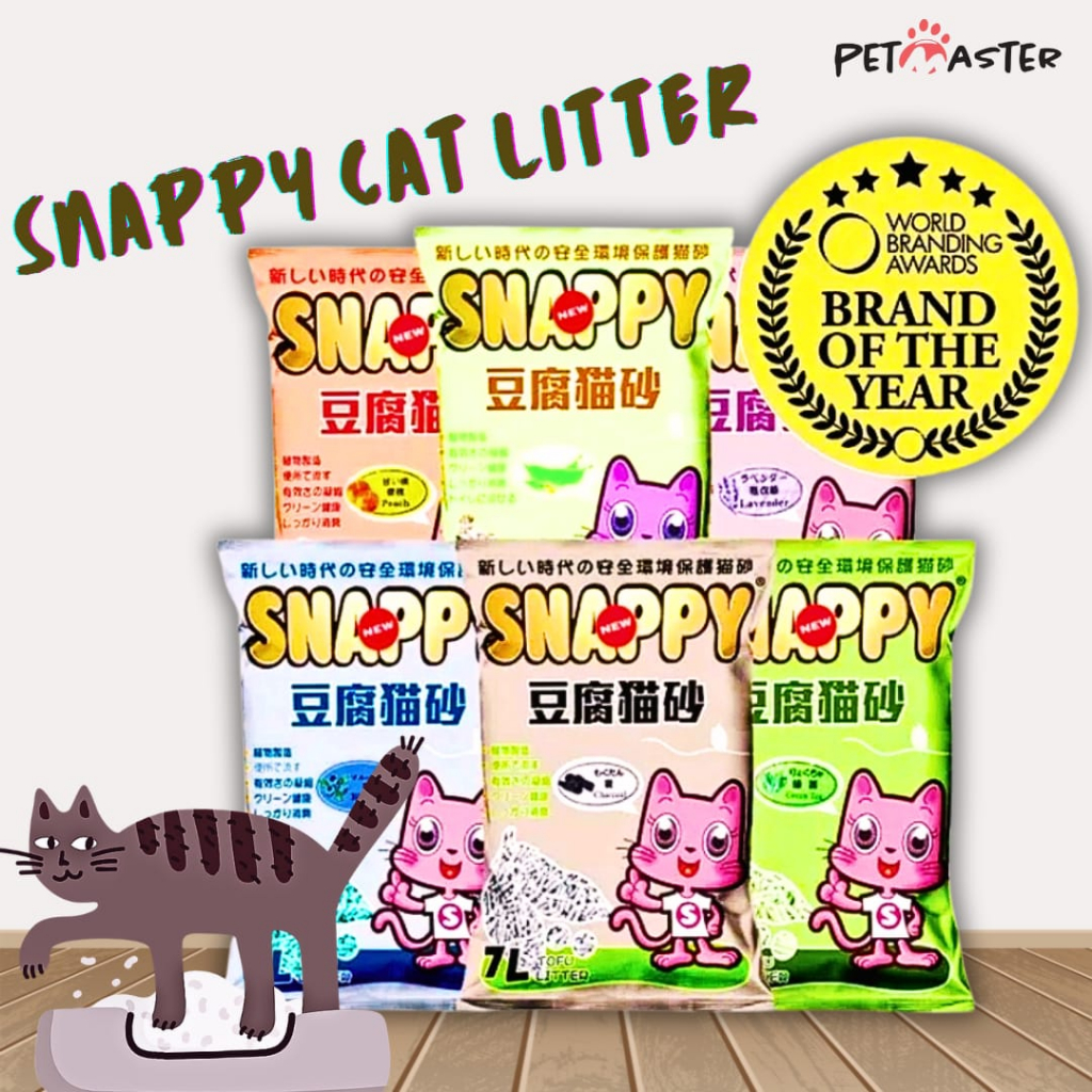 Snappy Cat Tofu Litter 7L (6 Packs) Shopee Singapore