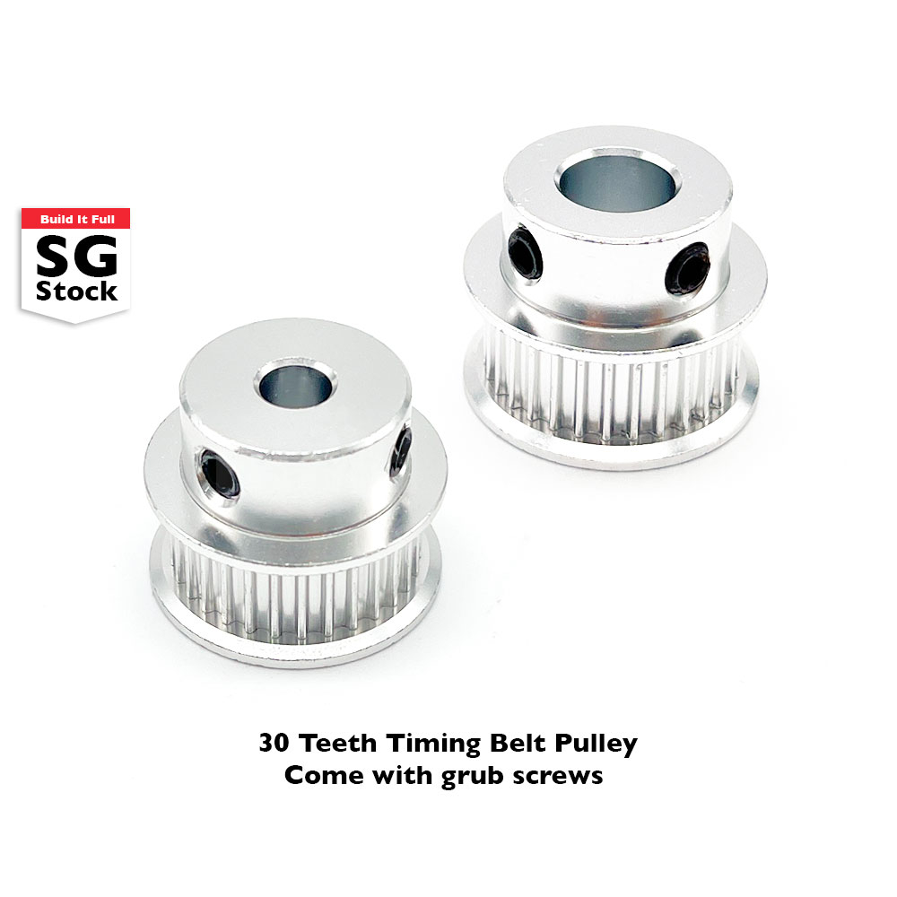 SG Stock 2GT Timing Belt Pulley 30 Teeth 6mm Belt for 3D Printer Shopee Singapore