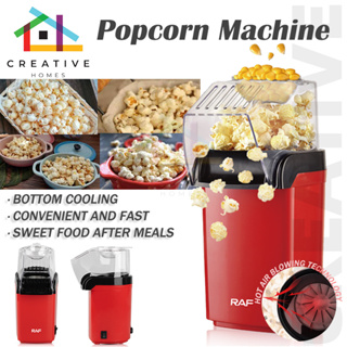 Small Popcorn Machine Household Healthy Hot Air Popcorn Popper Maker with  Measuring Cup Easy To Operate 1200W 110V Hair Dryer Popcorn Machine, US  Plug