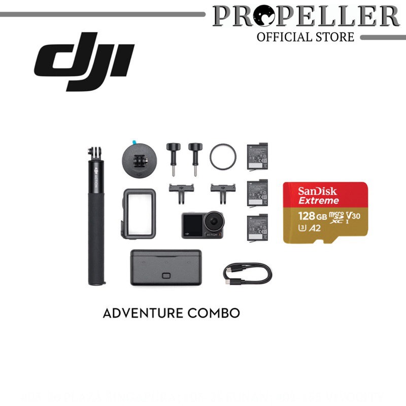 DJI Osmo Action 3 4K/120fps & SuperWide FOV with Horizon Steady