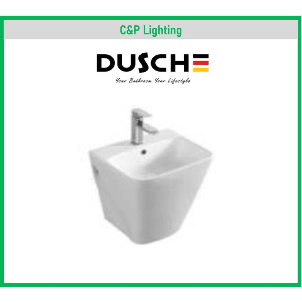 Dusch Wall Mount Pedestal Vanity Basin Shopee Singapore