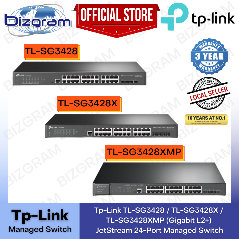 Tp-Link TL-SG3428 / TL-SG3428X / TL-SG3428XMP (Gigabit L2+) JetStream ...