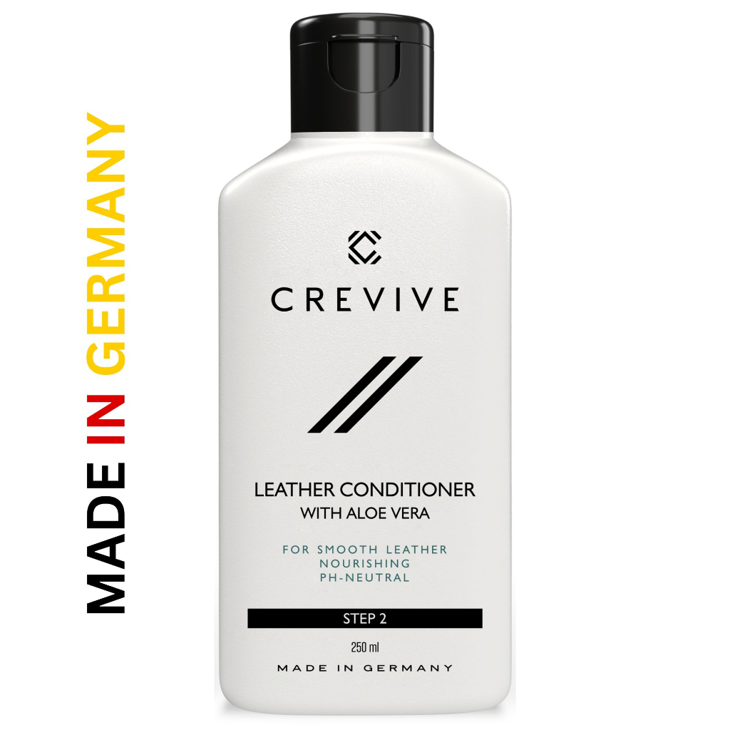 CREVIVE Leather Conditioner with Aloe Vera 250 ml - Leather Care, Leather  Polish, Leather Cleaner, Car Leather Care | Shopee Singapore