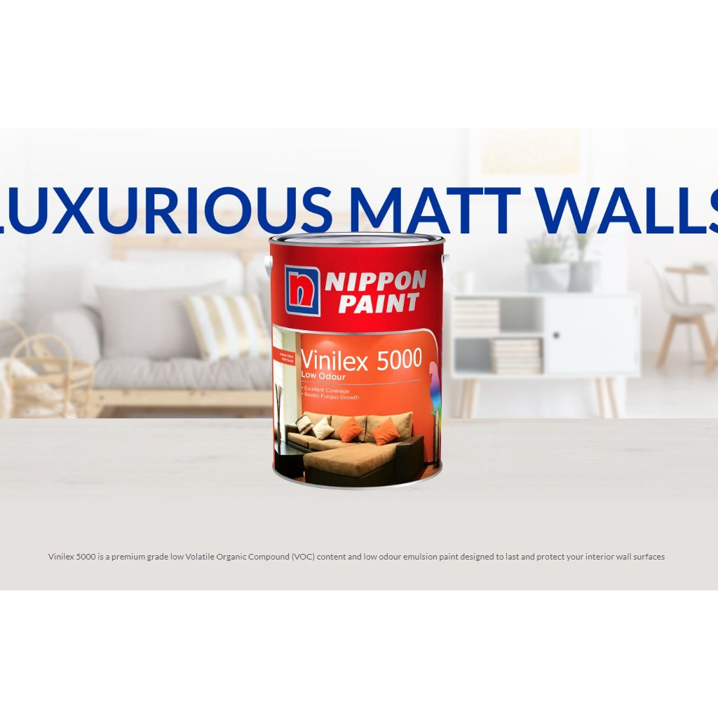 Nippon Paint Vinilex 5000 Most Popular Colours Series Shopee Singapore