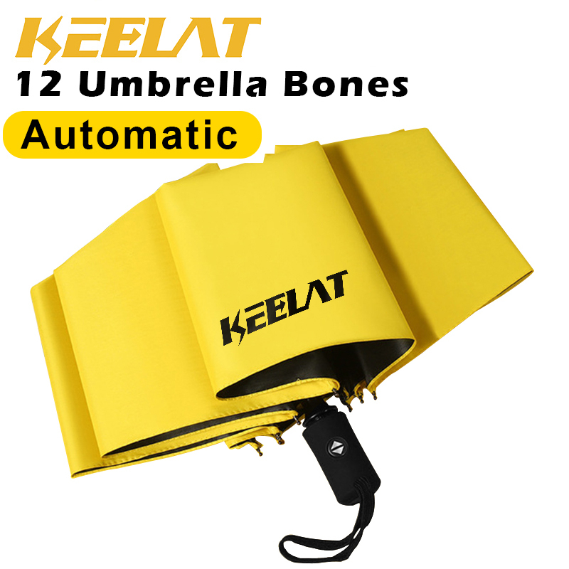 KEELAT 12 Umbrella Bones Strong Umbrella Automatic UV Parasol Enlarge