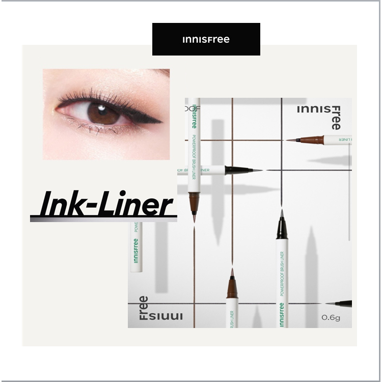 [innisfree] Powerproof Brush /Pen Eye Liner Shopee Singapore