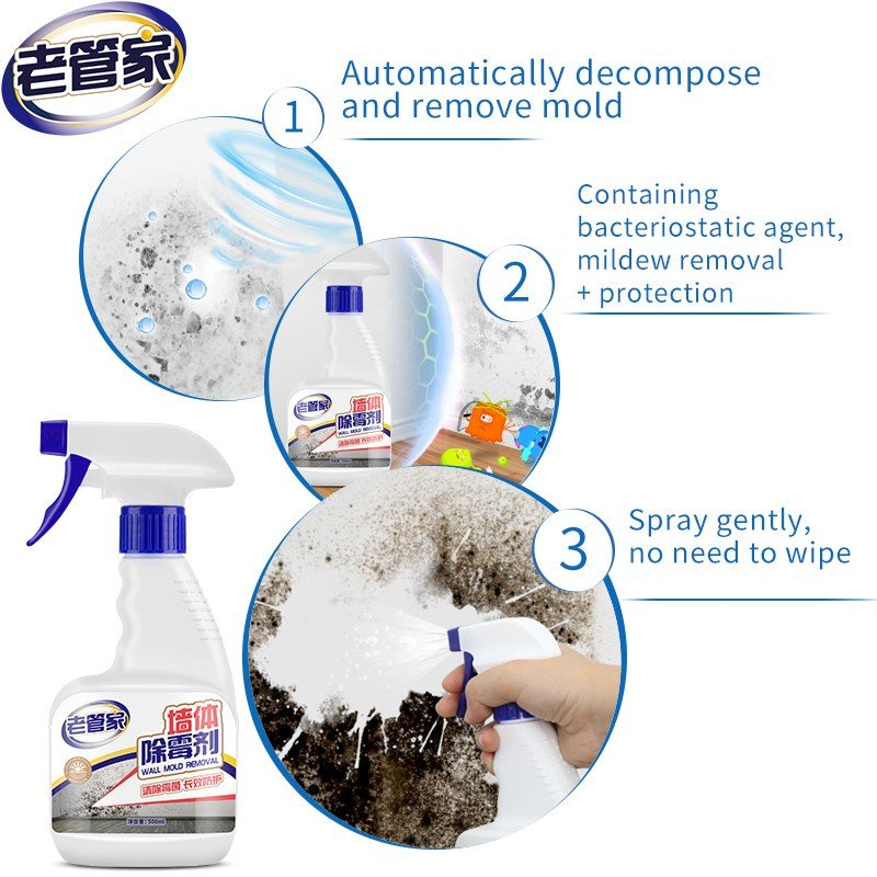 Anti mold Spray 500ml Household Mold Remover Spray Mildew Cleaning