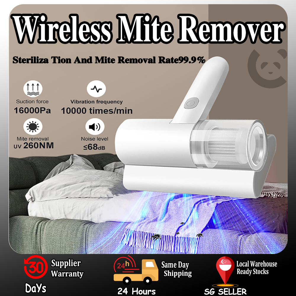 💥SG STOCK💥 dust mite vacuum Cleaner Cordless Handheld Portable Home Bed