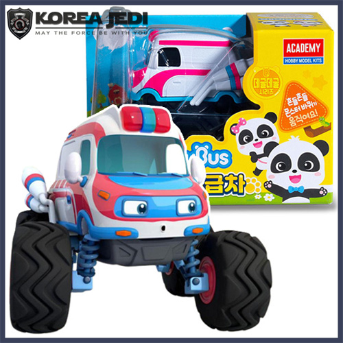 BABYBUS - Monster Ambulance Vehicle Car Toy Free Move Wheels /Baby Bus