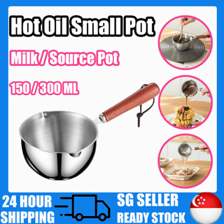 200ML )Butter Milk Warmer Pot 304 Stainless Steel Thickened Fast