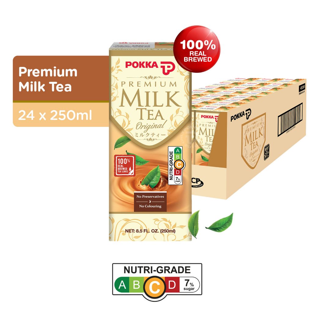 Pokka Premium Milk Tea (6s x 4 x 250ml) | Shopee Singapore