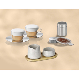 Nespresso Origin Collection 2 Espresso Coffee Cups Set, White  Porcelain, New: Cup & Saucer Sets