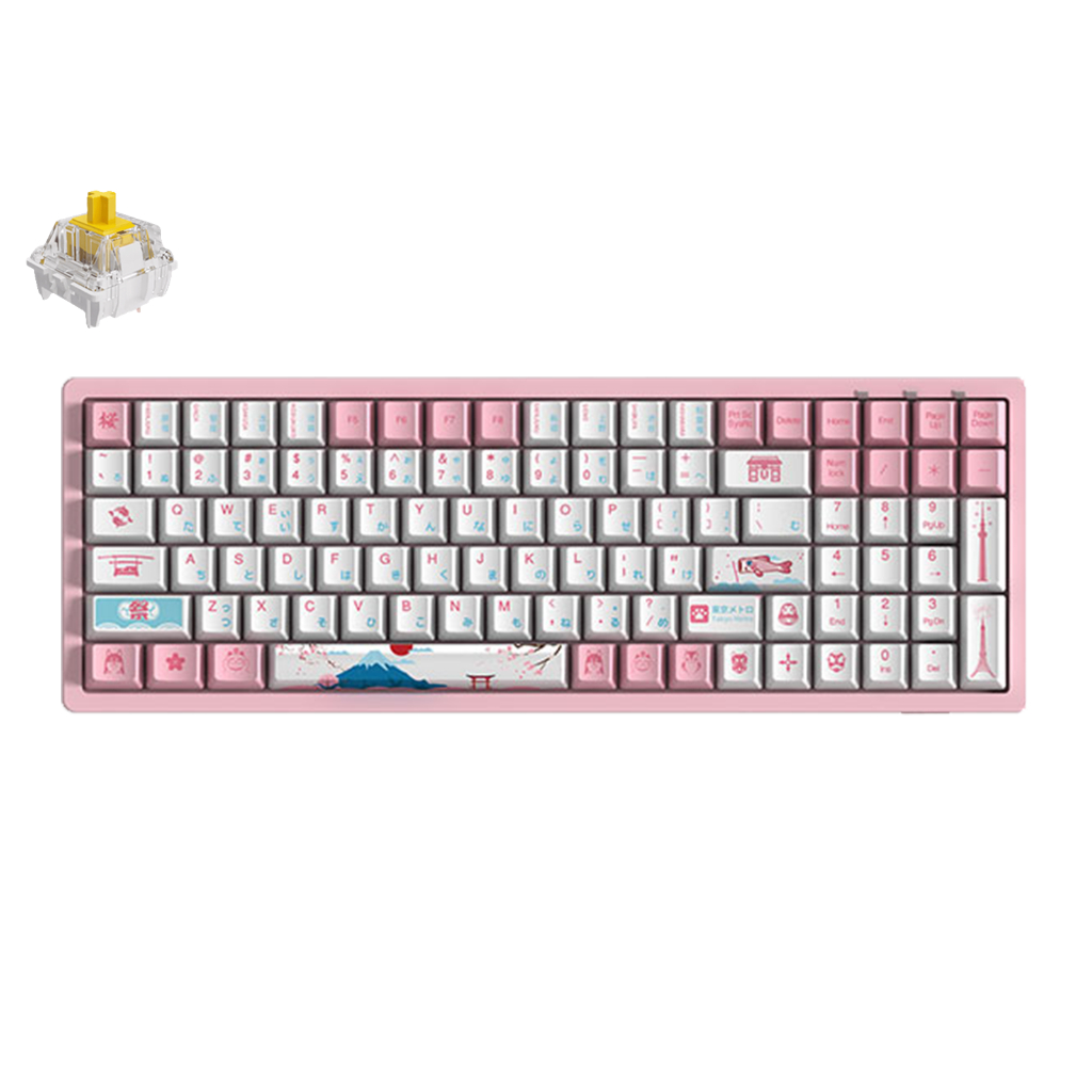 AKKO Keyboard 3096 World Tour Tokyo R2 (Gateron Yellow Linear) Year