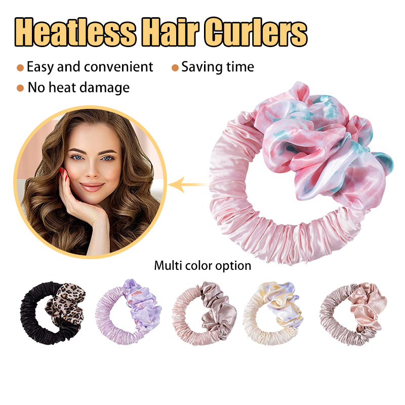[SG Ready Stock] Heatless Hair Curling Scrunchie Hair Curler Hair Tools