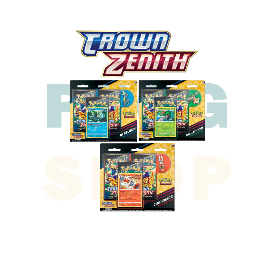 Crown Zenith Pin Collection Pokemon TCG (SS12.5) cards Booster pack Shopee Singapore