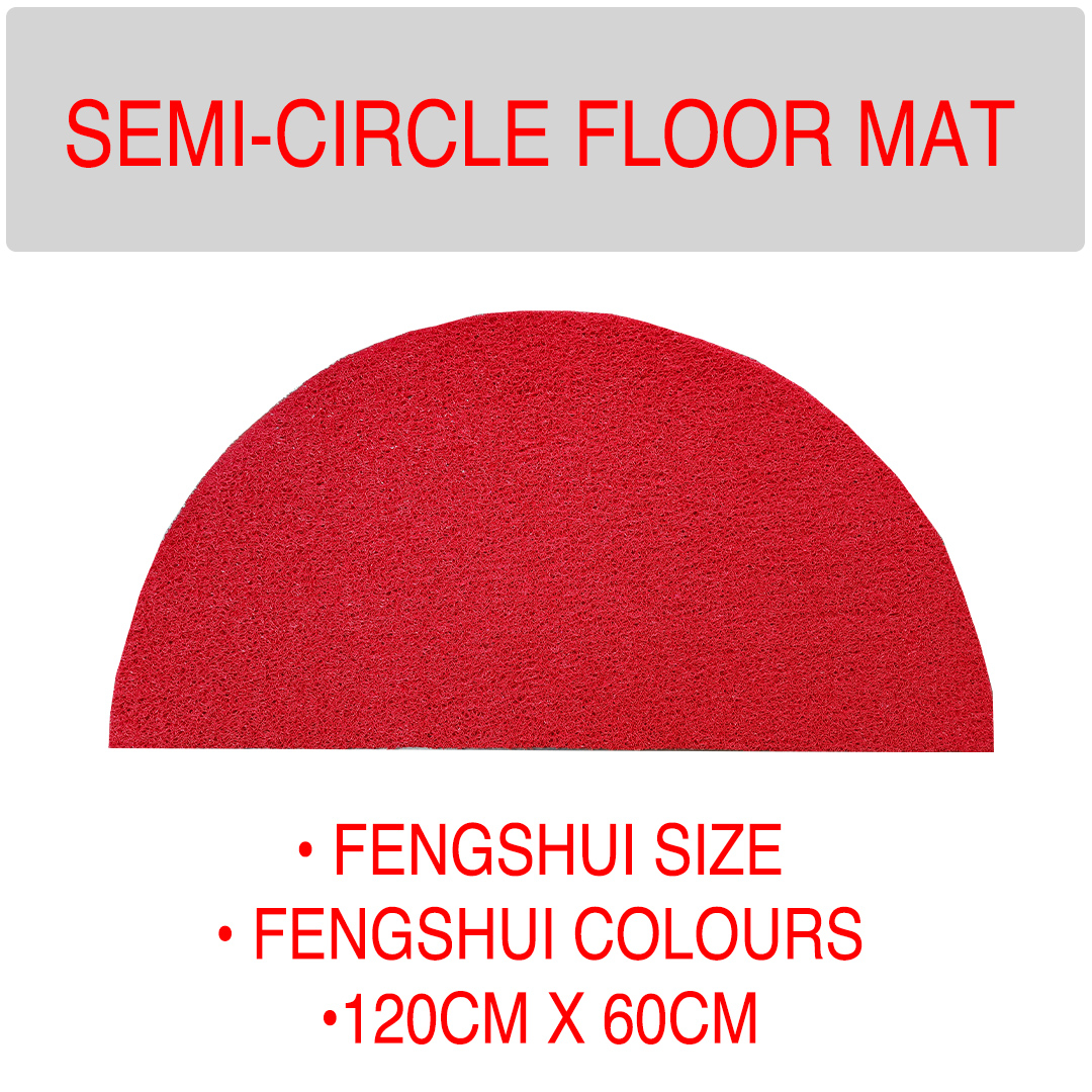 Semi Circle Feng Shui Geomancy Basic Drips™ Mats for Main Door