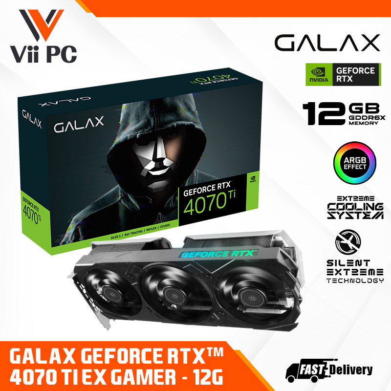 GALAX NVIDIA GeForce RTX 4070TI RTX4070 TI RTX 4070 TI EX GAMER 12GB ...