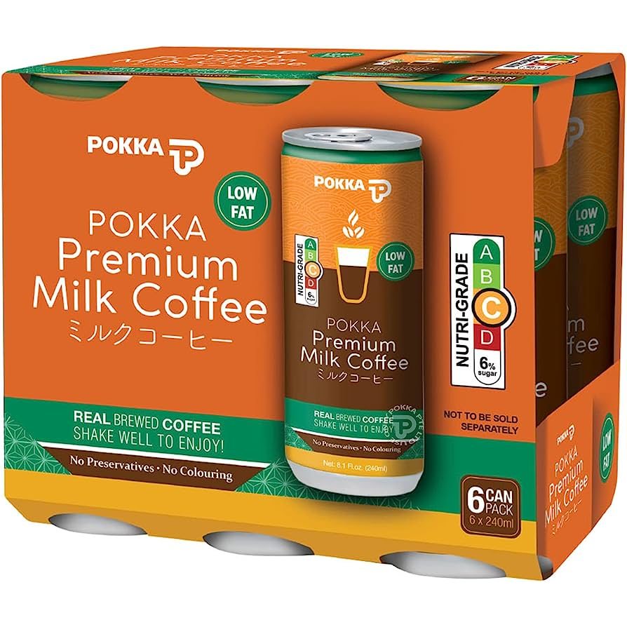 Pokka Premium Milk Coffee (6 x 240ml) Shopee Singapore