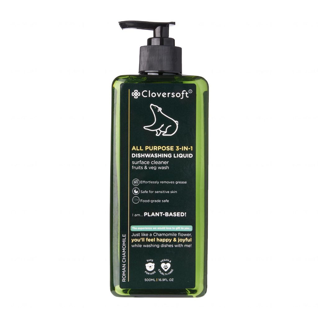 [Buy in Carton!] Cloversoft Multi Purpose 3 in 1 Dishwashing Liquid