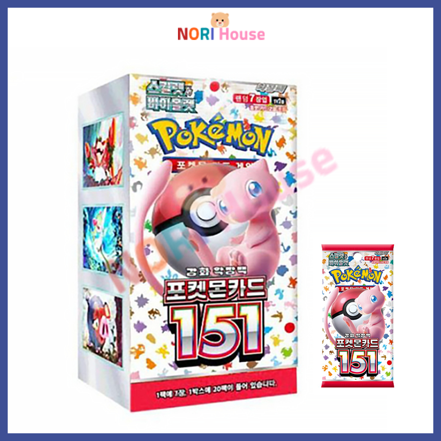 Pokemon Card 151 2023 New Scarlet & Violet Expansion Pack 151 1Box 20packs  + Check List | Shopee Singapore
