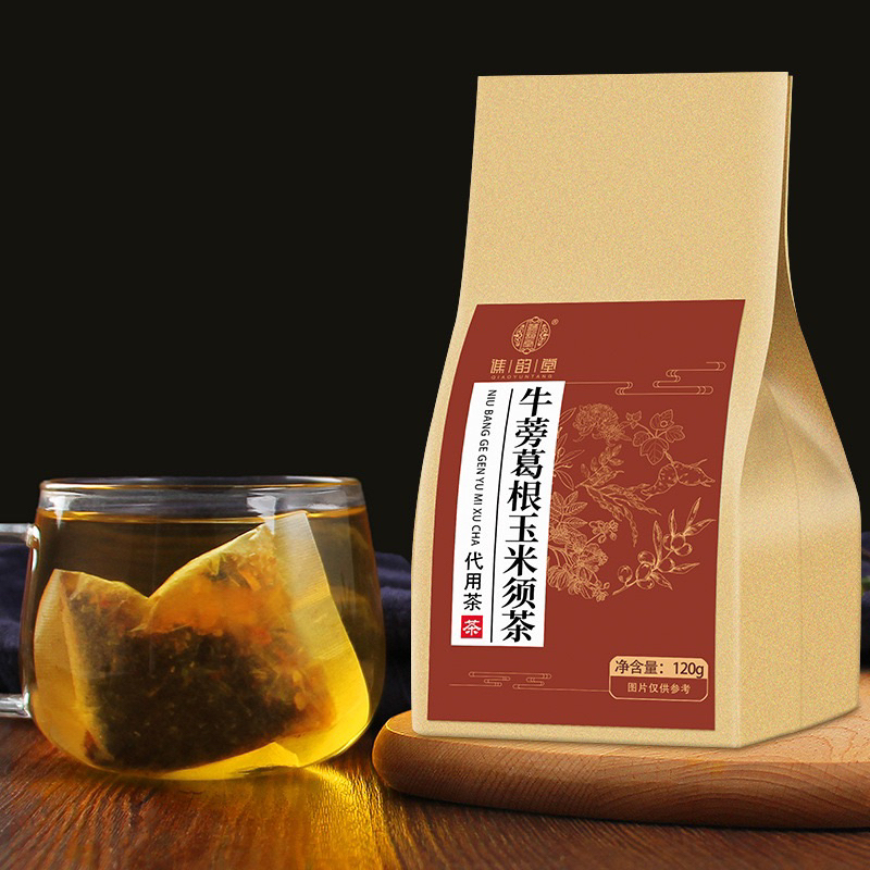 Burdock Pueraria Root Corn Silk Tea 牛蒡葛根玉米须茶 120g (4gx 30sachets) Lower ...