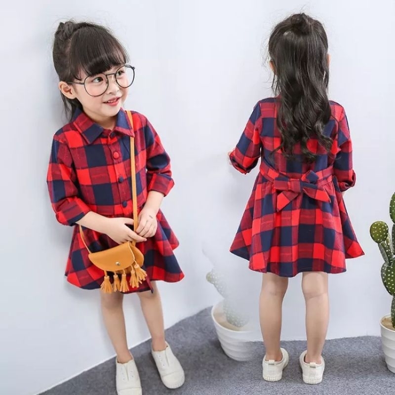 Red and black hot sale dress for kids