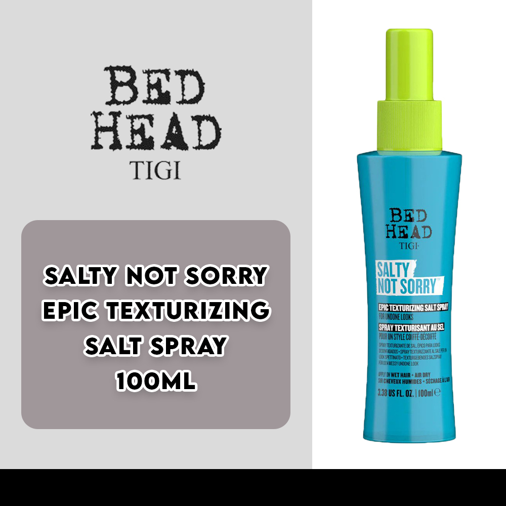 Tigi Bed Head Salty Not Sorry Epic Texturizing Salt Spray 100ml ...