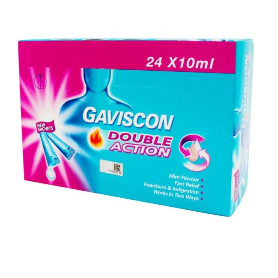 GAVISCON DOUBLE ACTION LIQUID SACHETS 10ML Shopee Singapore