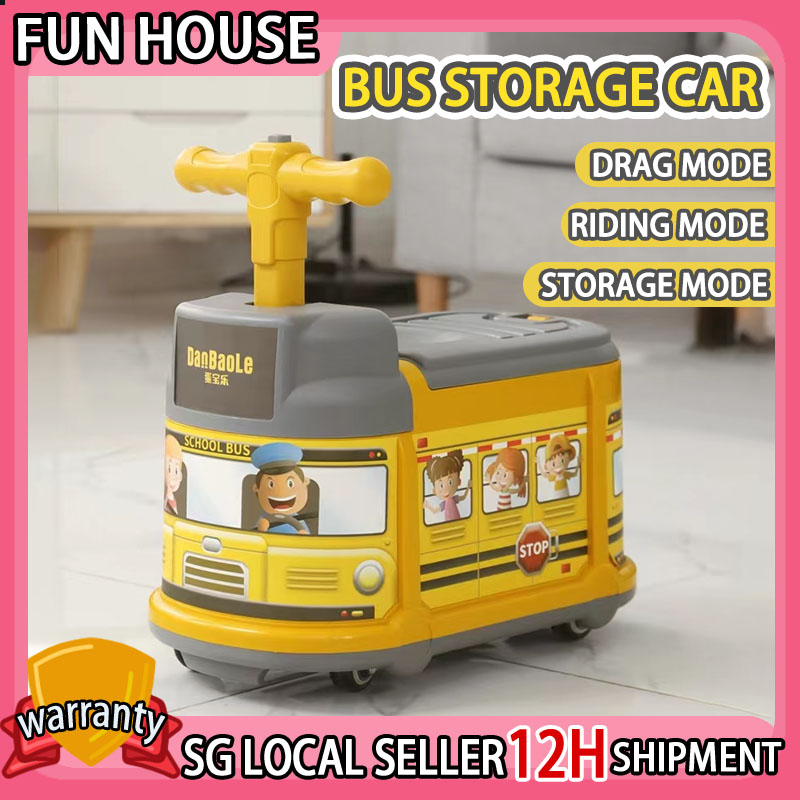 Children's toys toy storage car multi-purpose extra rideable with wheels birthday gift