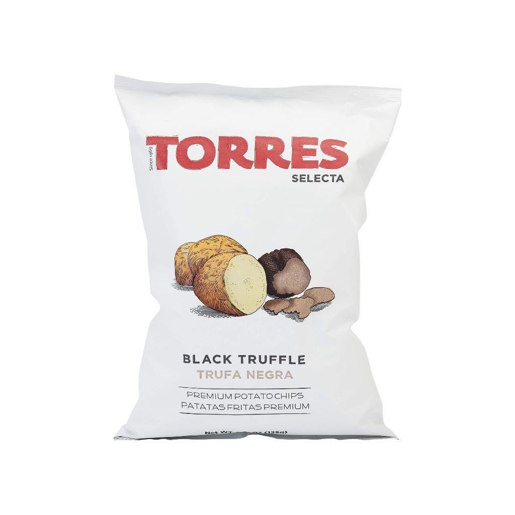 Torres Selecta Black Truffle Potato Chips, 125g Shopee Singapore