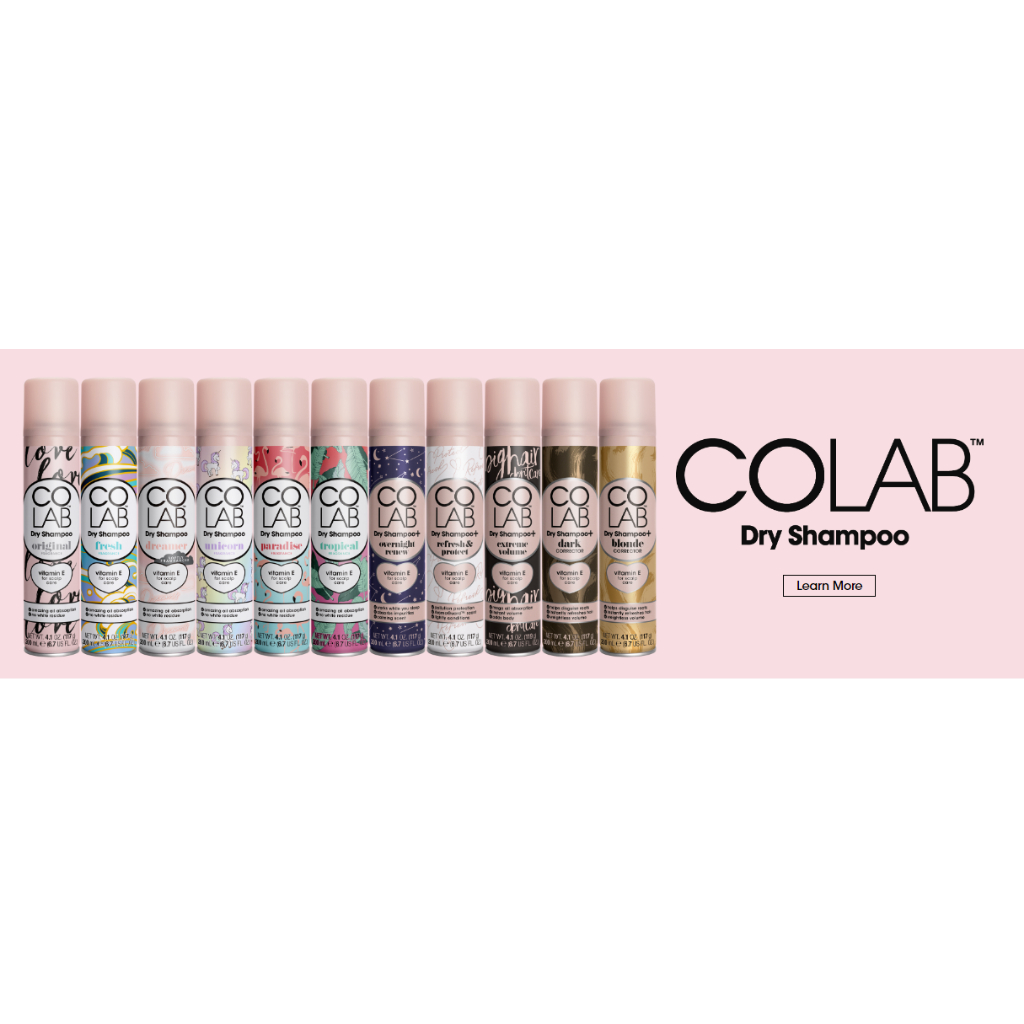 COLAB Dry Shampoo (200ml/50ml) Shopee Singapore