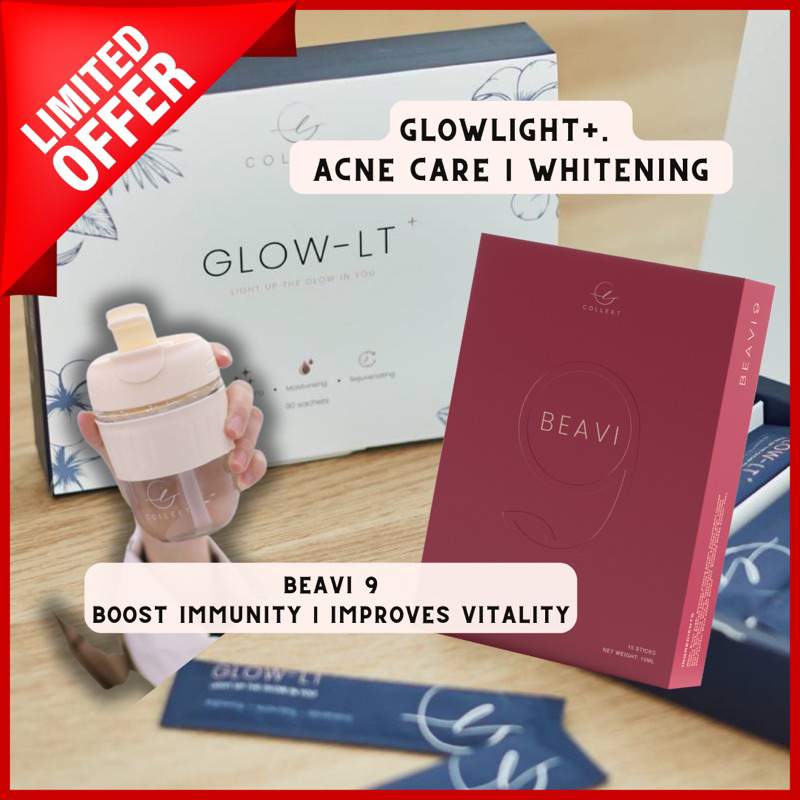 ?BIGGEST 6.6 PROMO? INSTOCK COLLEET Acne Care Glow Lt+ (Glow Light) | Boost Immunity Colleet Beavi9 (Fast Delivery)