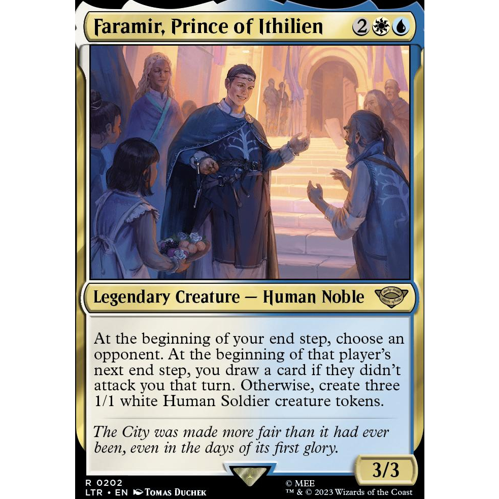 LTR_202 FARAMIR, PRINCE OF ITHILIEN MTG: Magic the Gathering: Lord of ...