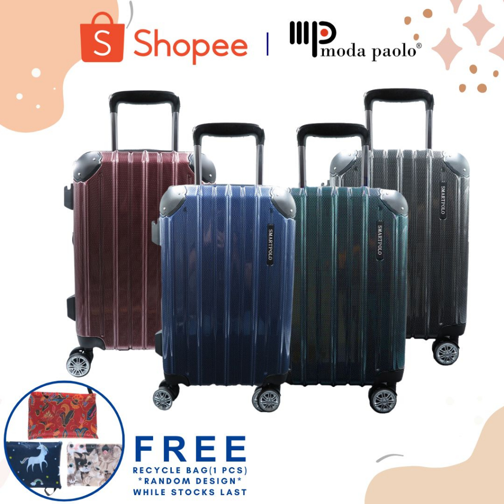 Moda Paolo Hard Case Luggage 20 24 28 Inch in 3 Colours L007