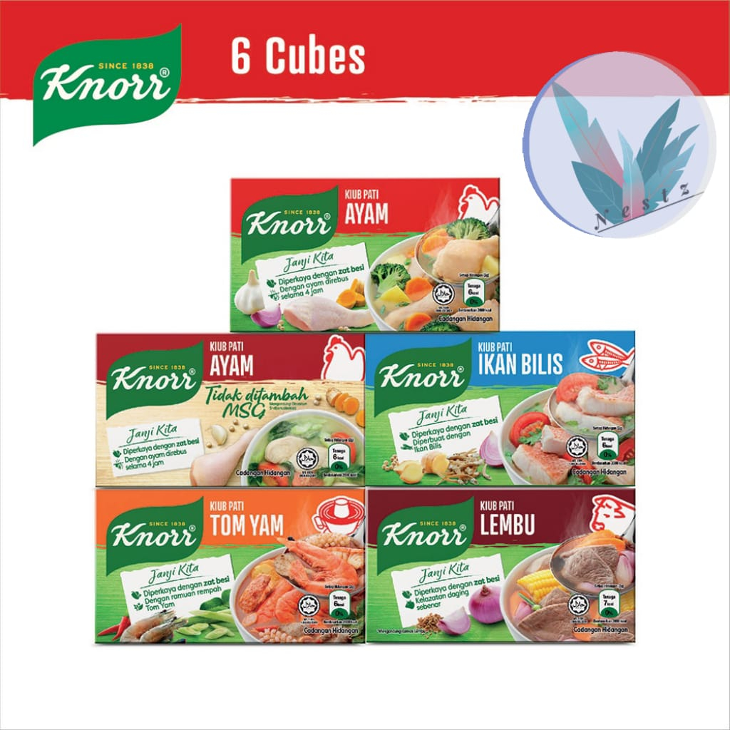 Knorr Seasoning Chicken / Ikan Bilis Anchovies / Chicken NO Added MSG