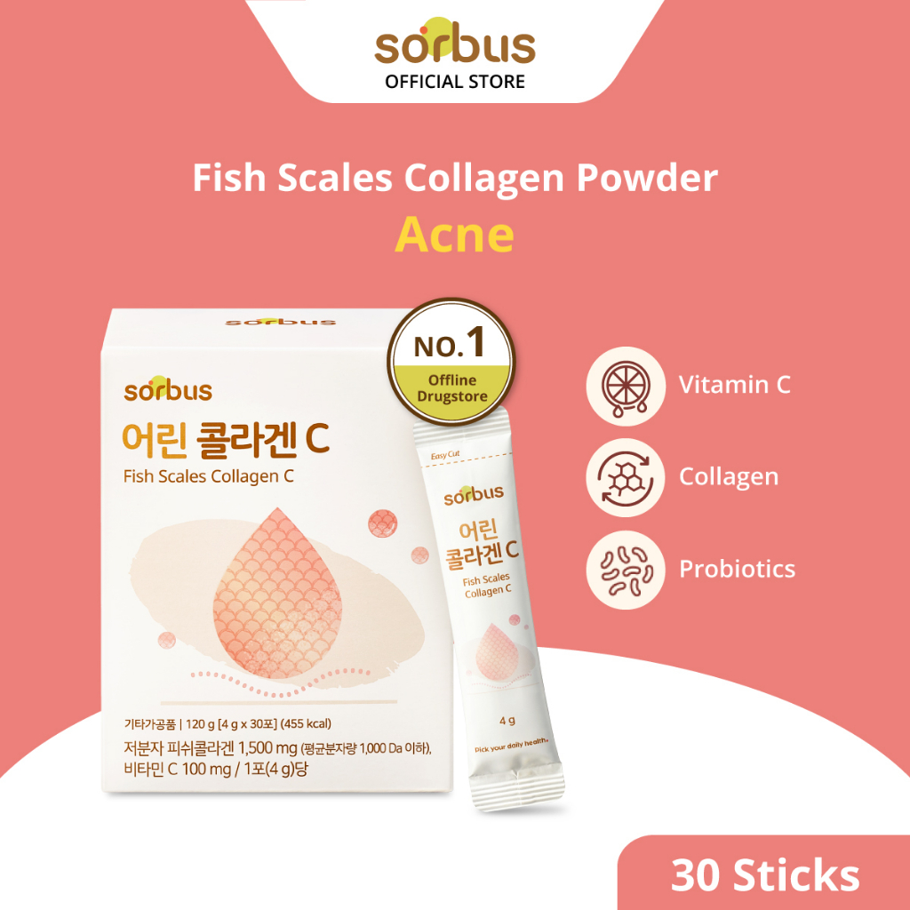 Sorbus Fish Scales Collagen with Vitamin C (30 days)
