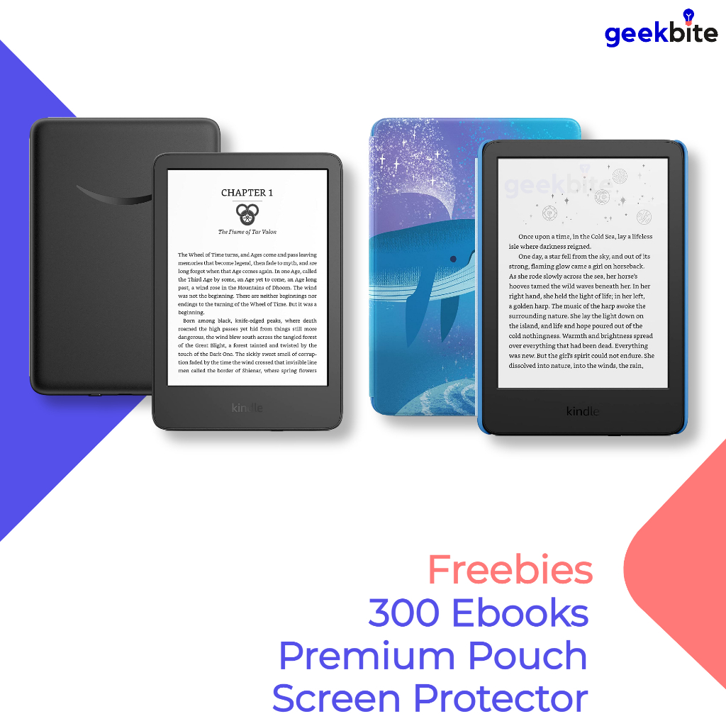 GeekBite Amazon Kindle Basic 2024 (Latest Amazon) | Shopee Singapore