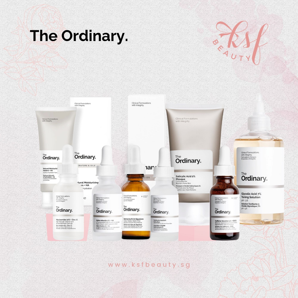 The Ordinary (Niacinamide Serum/ Alpha Arbutin/ Hyaluronic/ Buffet ...