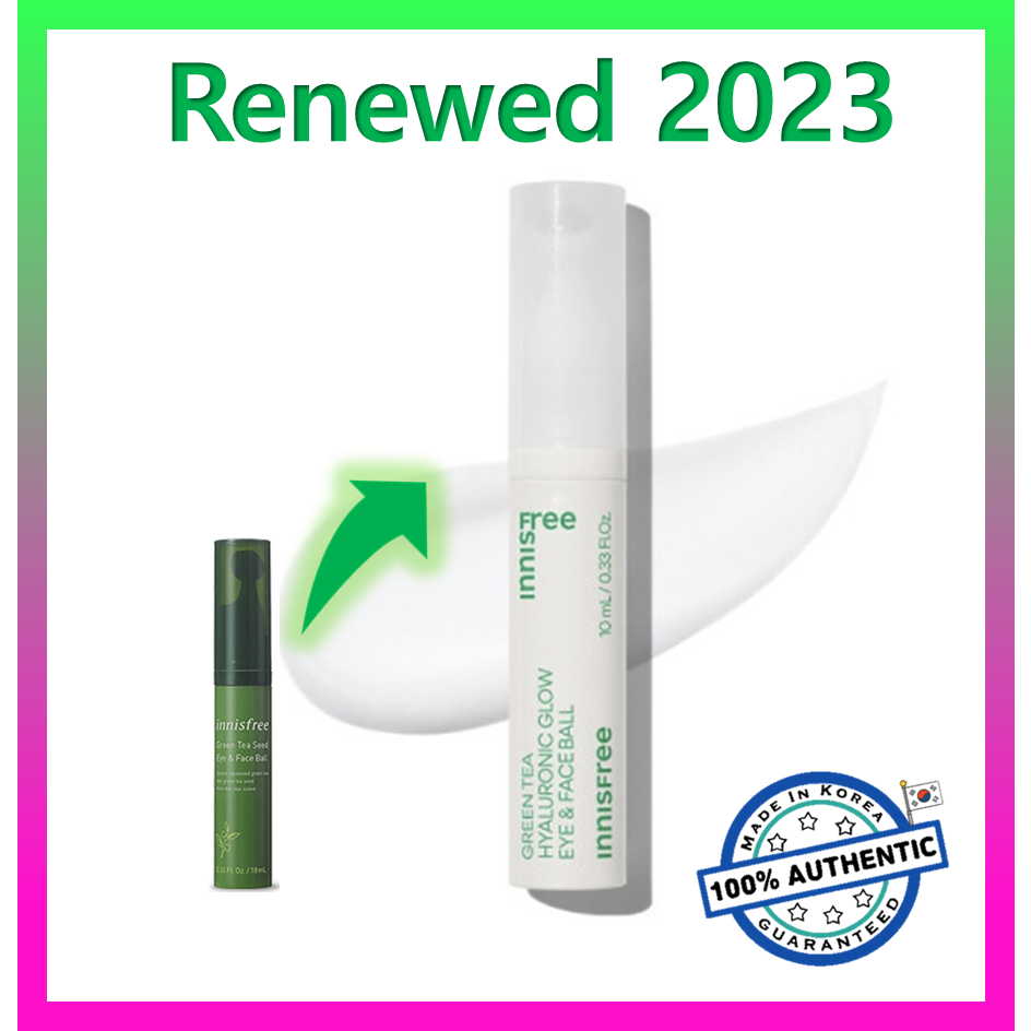 innisfree Green Tea Hyaluronic Glow Eye & Face Ball 10ml