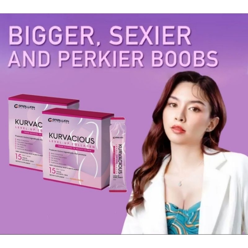 Kurvacious LevelUp Collagen Bust Enhancement and Skincare Shopee