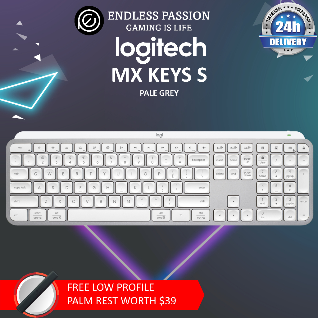 Logitech MX Keys S Advanced Wireless Illuminated Keyboard | Shopee ...