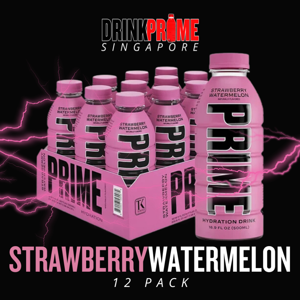 [SG READYSTOCK] Prime Hydration - STRAWBERRY WATERMELON (12 Pack ...