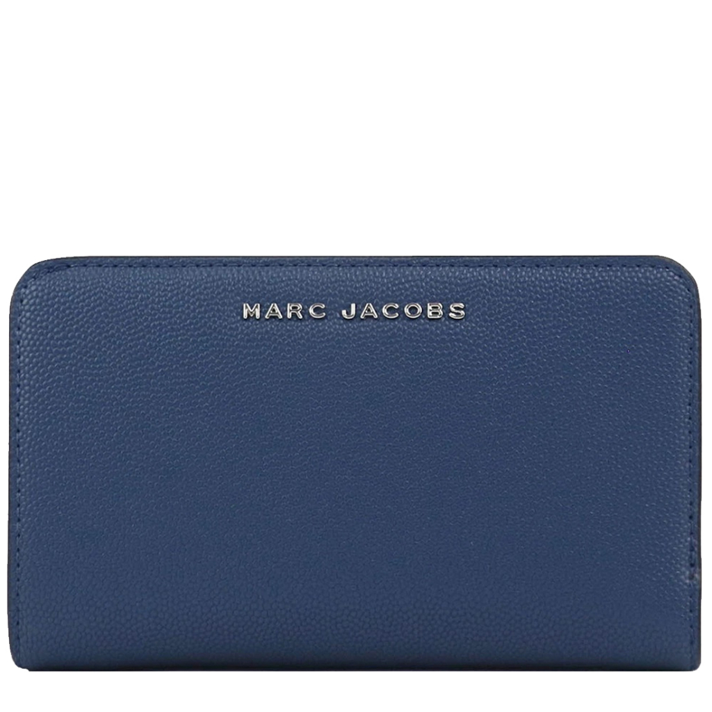 Marc Jacobs Medium Bifold Wallet in Azure Blue M0016990 | Shopee Singapore
