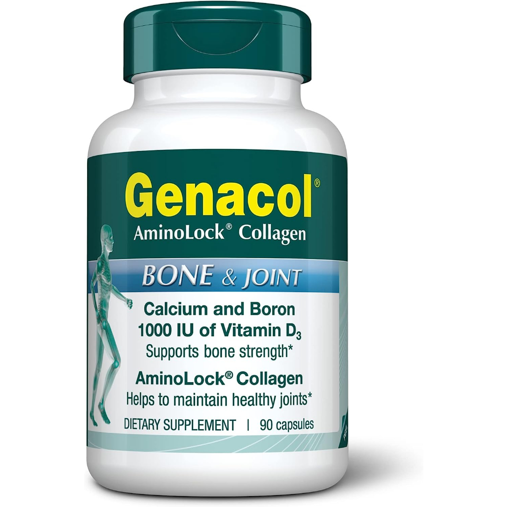 Genacol Bone Health and Joint Support Supplement with Calcium, Boron