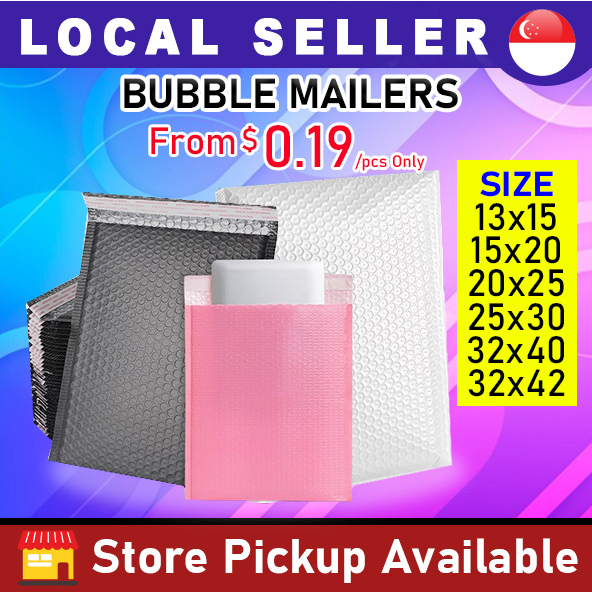 [SG] ⭐CHEAPEST⭐ Bubble Polymailer Bubble Envelope Bubble Mailer