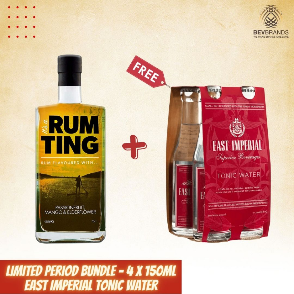 RumTing Passionfruit, Mango & Elderflower Flavoured Rum 700 mL with