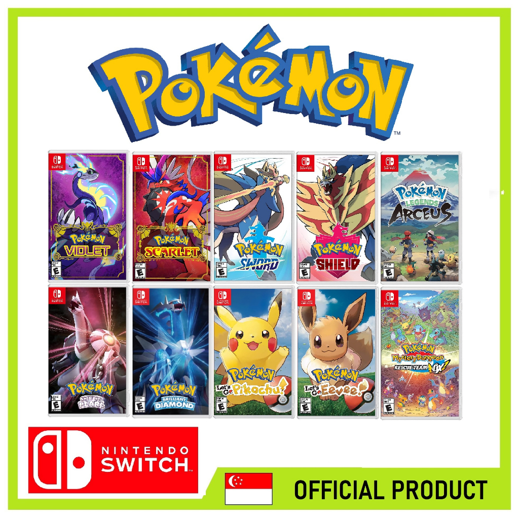 Nintendo Switch Pokemon Game Titles | Shopee Singapore