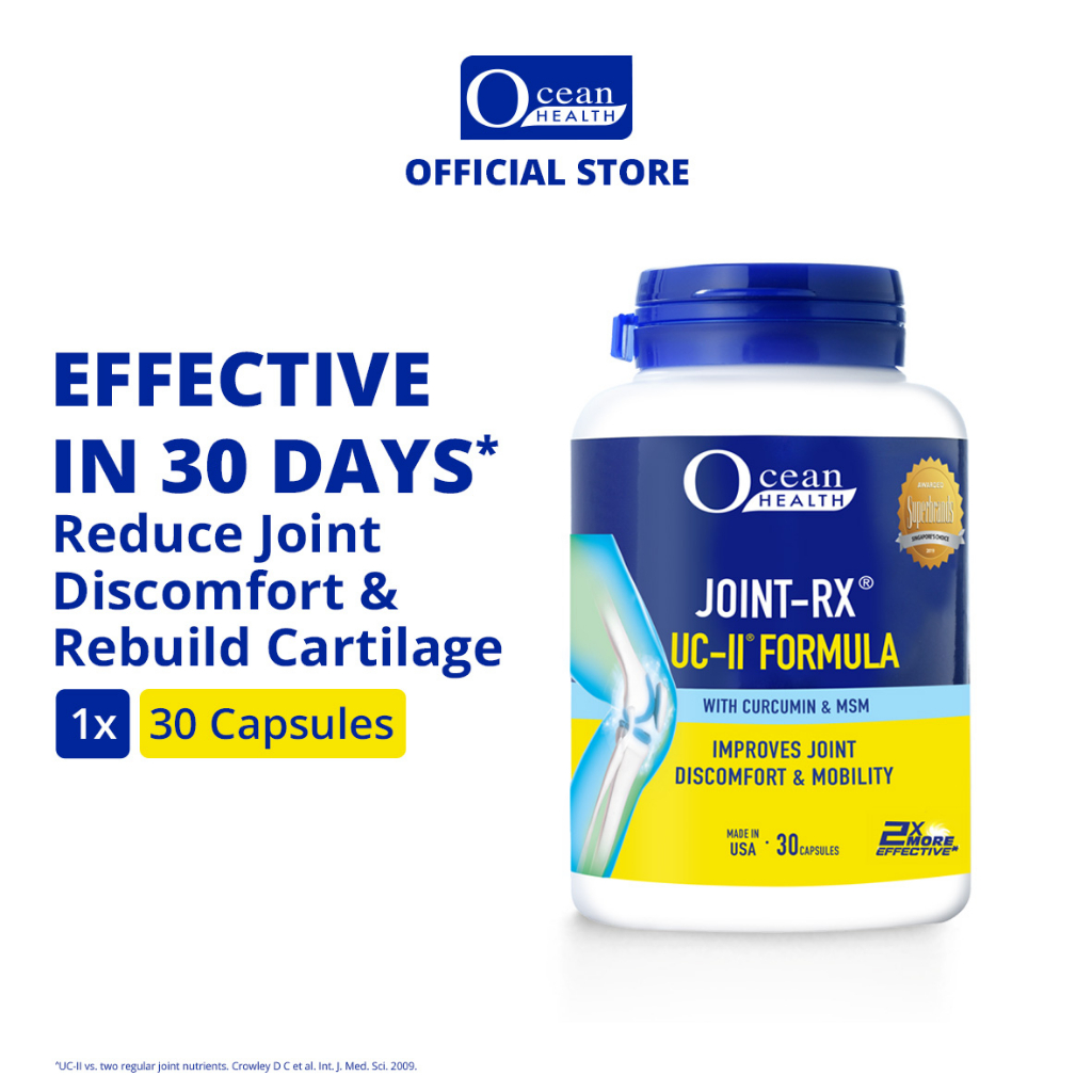 Joint-RX® UC-II® Formula (30s)- Ocean Health (Reduces Joint Discomfort ...